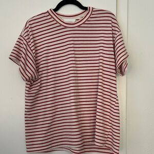 Pomander Place Red Striped Shirt